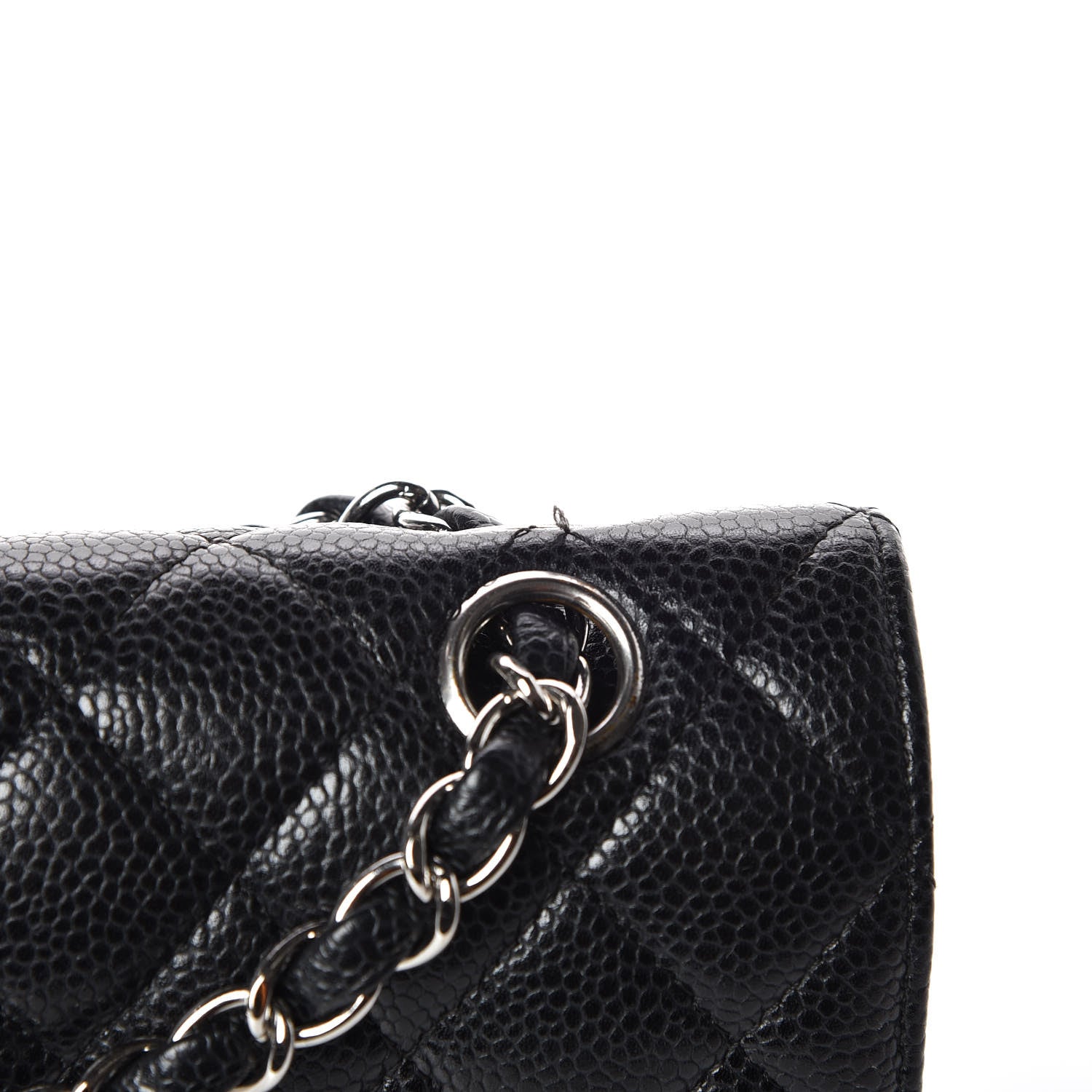 Chanel Caviar Quilted Small Double Flap Black 7 of 11
