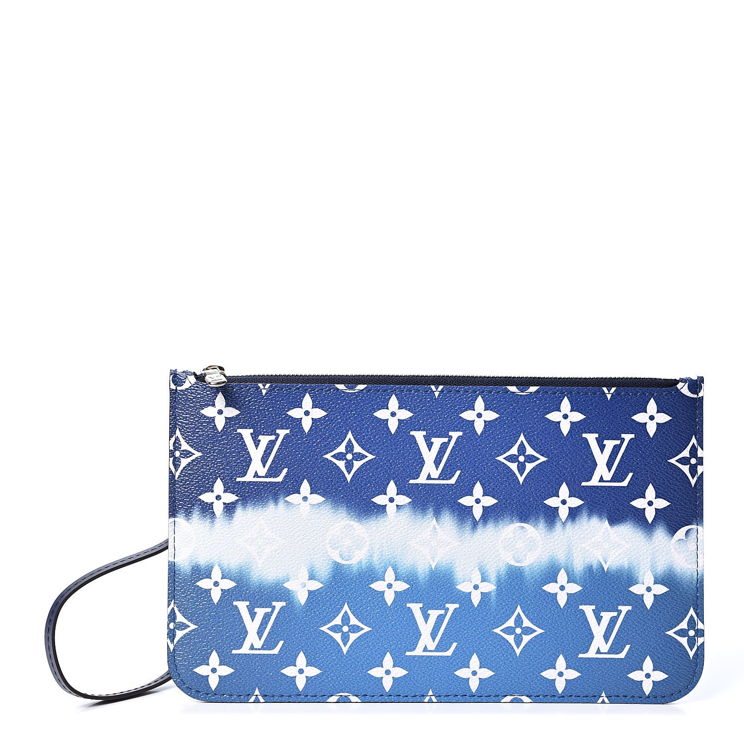 Louis Vuitton Monogram Escale Neverfull MM GM Pochette Blue 1 of 8
