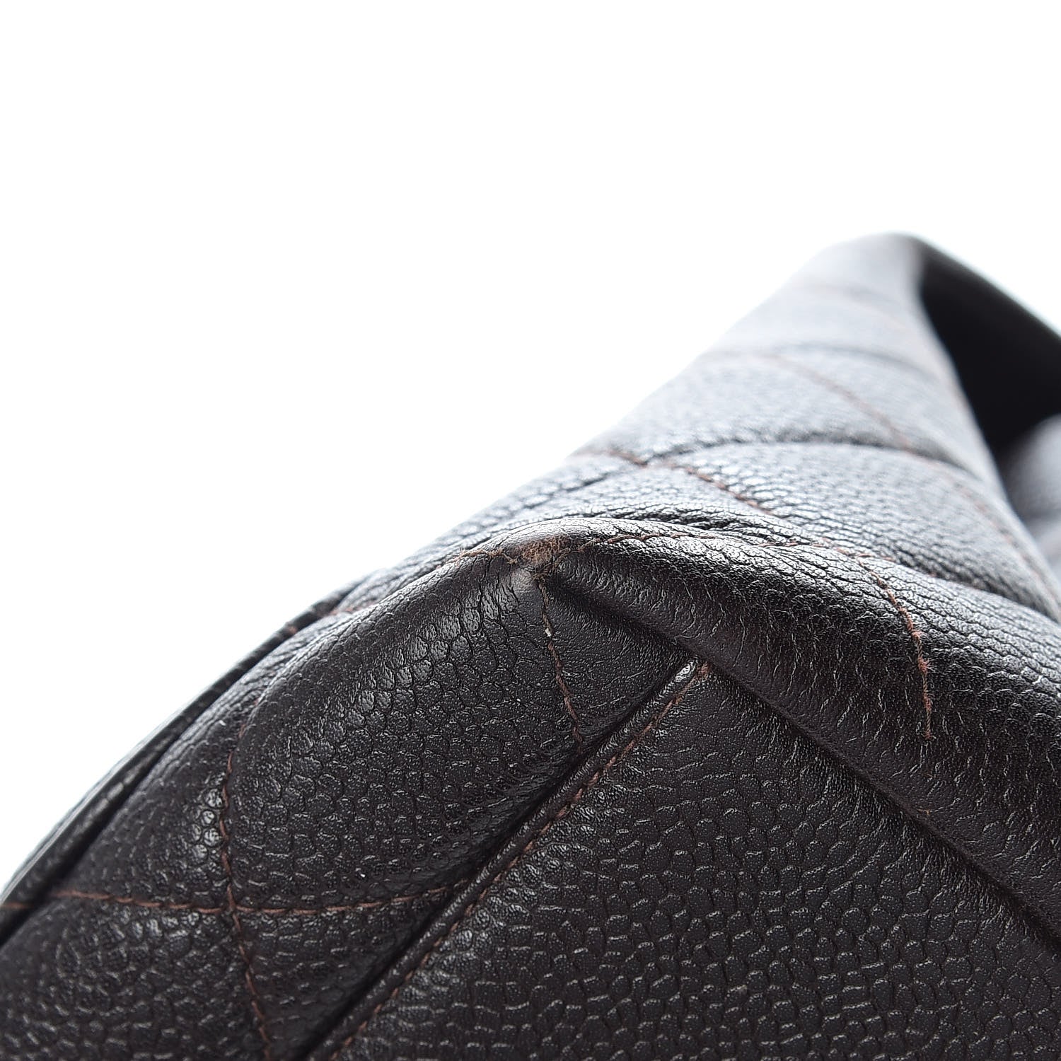 Chanel Caviar Quilted Jumbo Kelly Flap Dark Brown 8 of 13