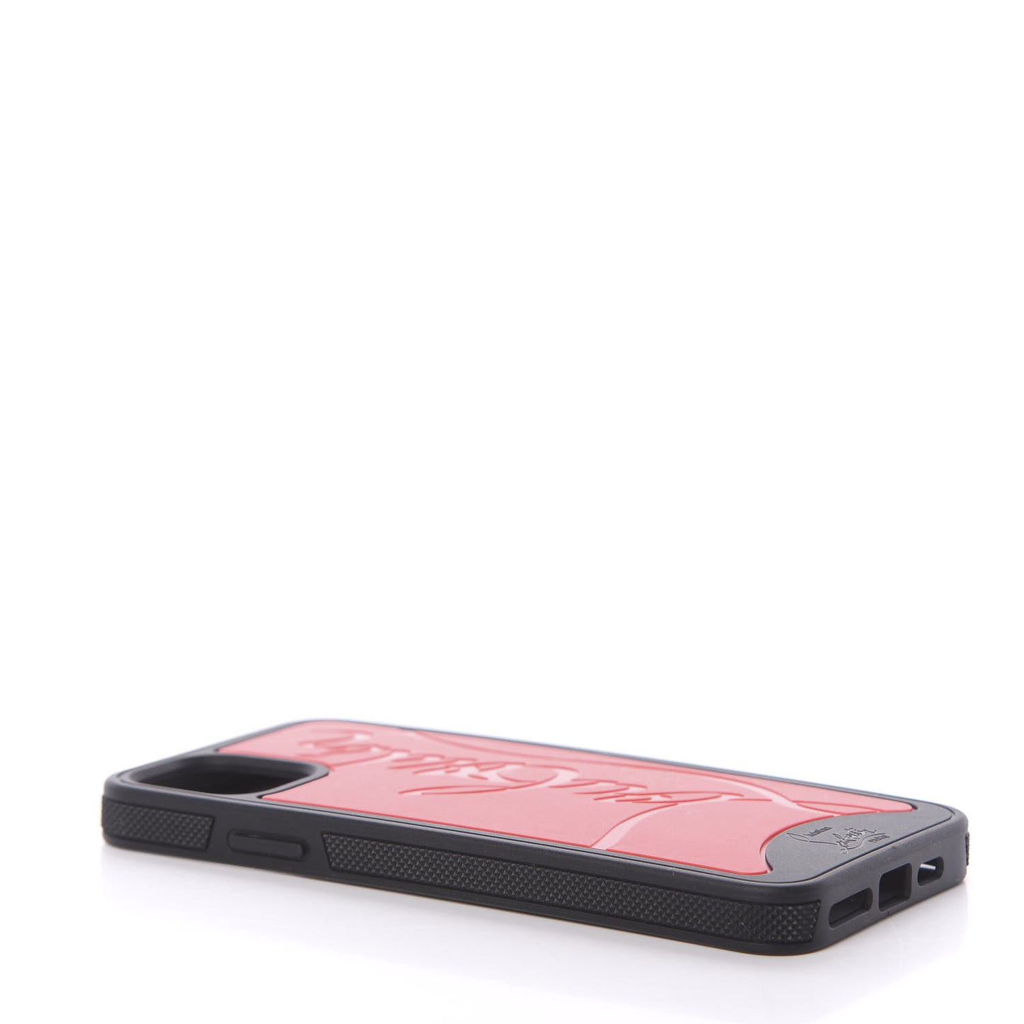 Calfskin Loubiphone Sneakers iPhone11 Case Black Red
