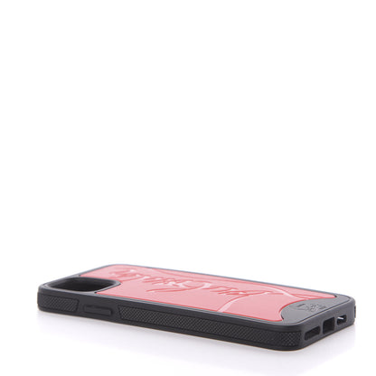 Christian Louboutin Calfskin Loubiphone Sneakers iPhone11 Case Black Red 4 of 5