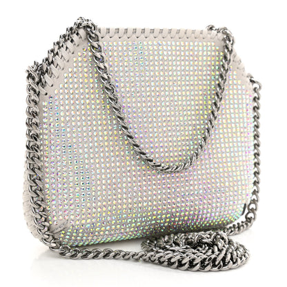 Stella McCartney Crystal Mini Allover Hotfix Shoulder Bag Iridescent 3 of 8