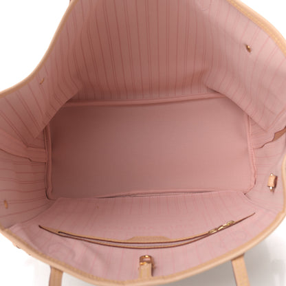 Louis Vuitton Damier Azur Neo Neverfull MM Rose Ballerine 5 of 6