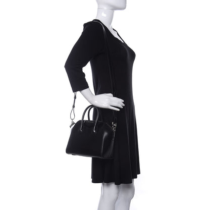 Givenchy Shiny Lord Calfskin Mini Antigona Black 2 of 14