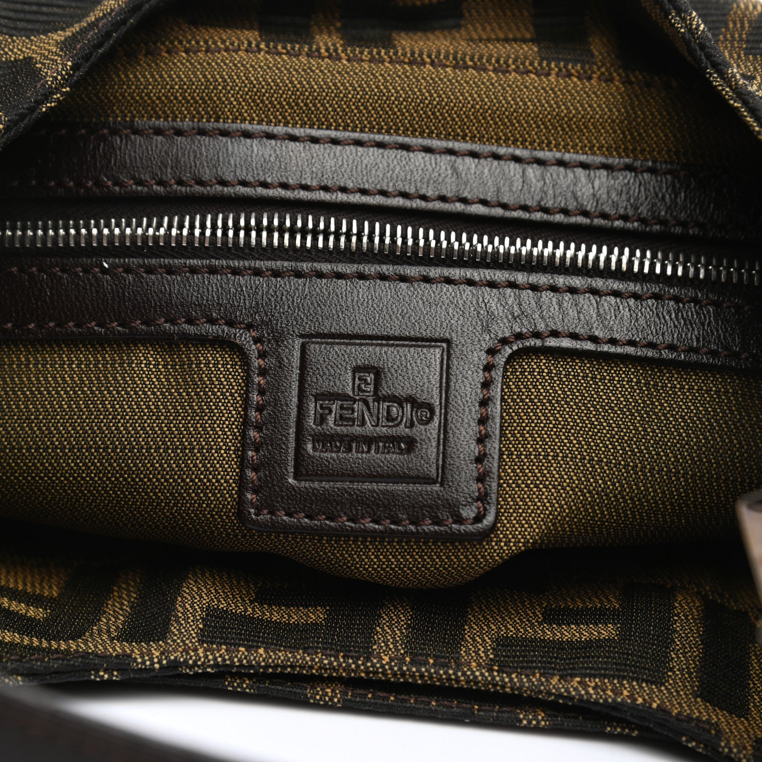 Fendi Zucca Hobo Tobacco 6 of 11