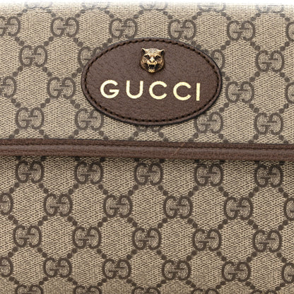 Gucci GG Supreme Monogram Neo Vintage Web Belt Bag Brown 8 of 10