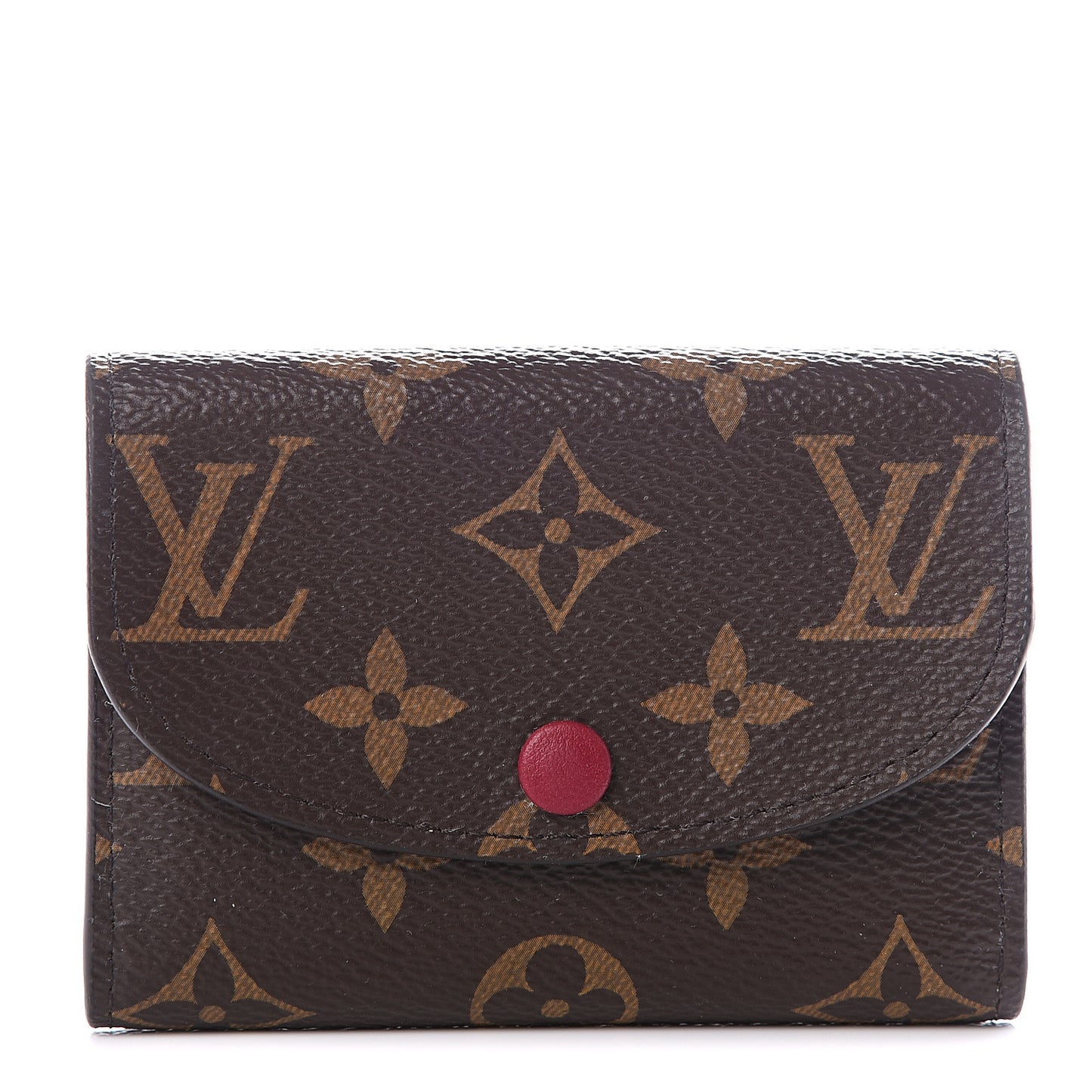 Monogram Rosalie Coin Purse Fuchsia