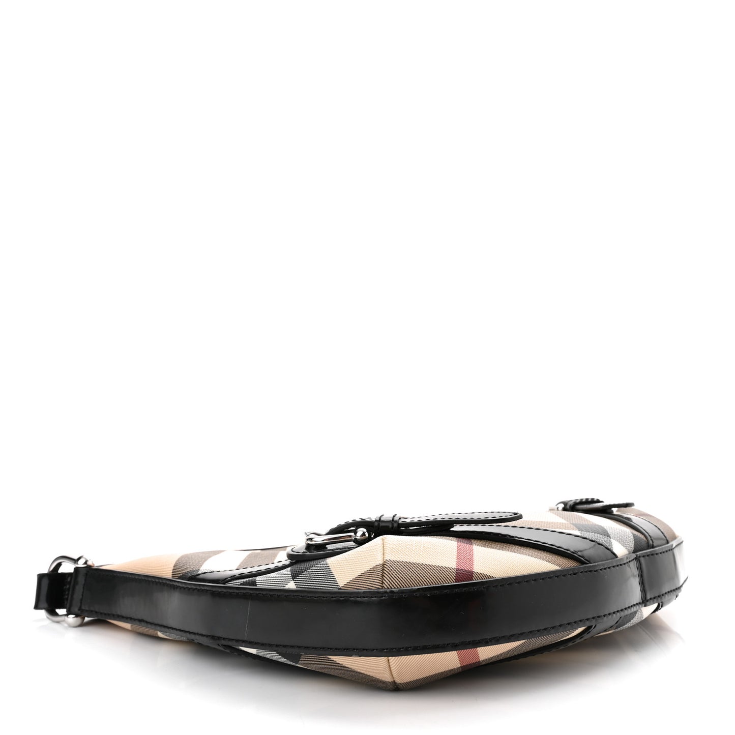 Supernova Check Buckle Hobo Black
