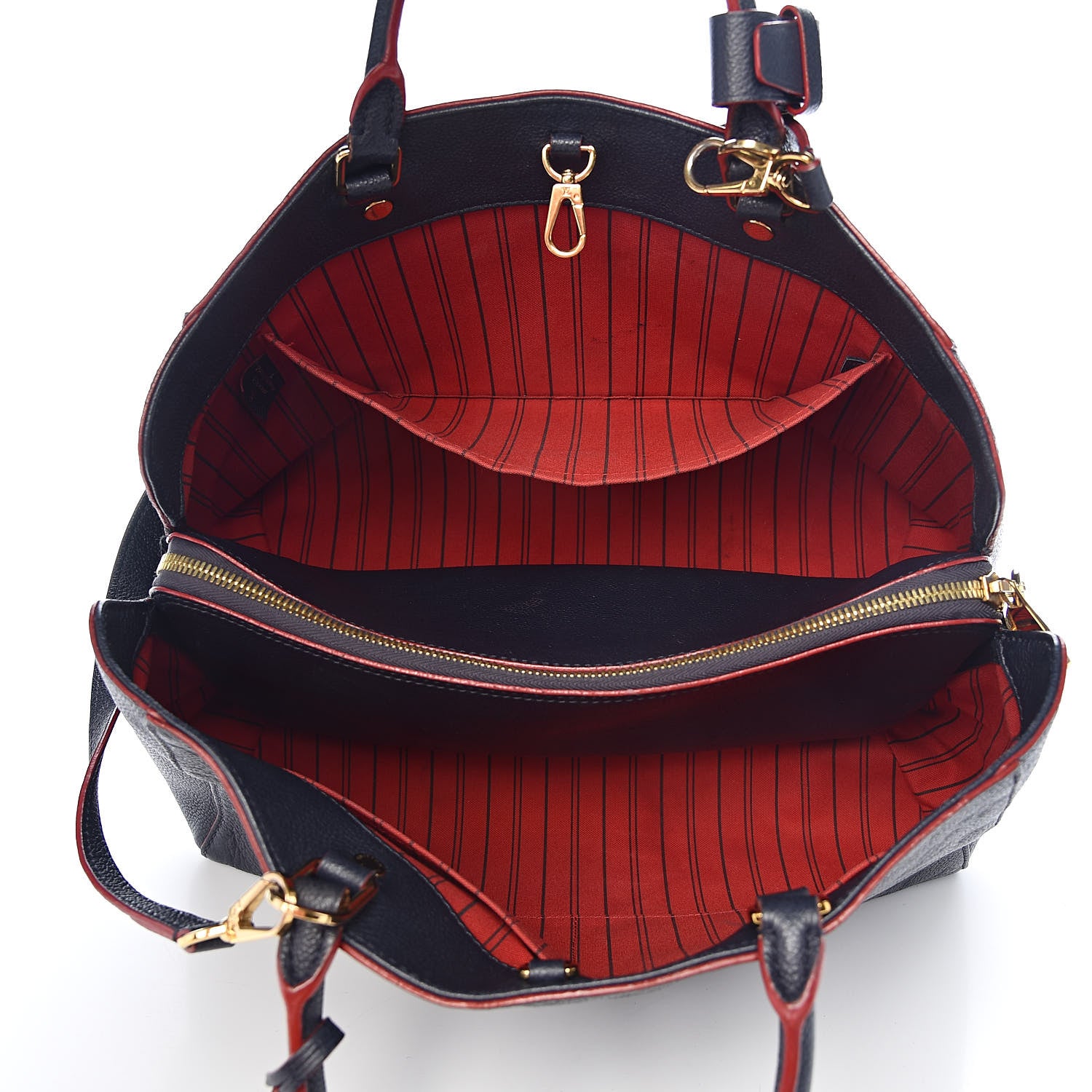 Louis Vuitton Empreinte Montaigne GM Marine Rouge 5 of 18