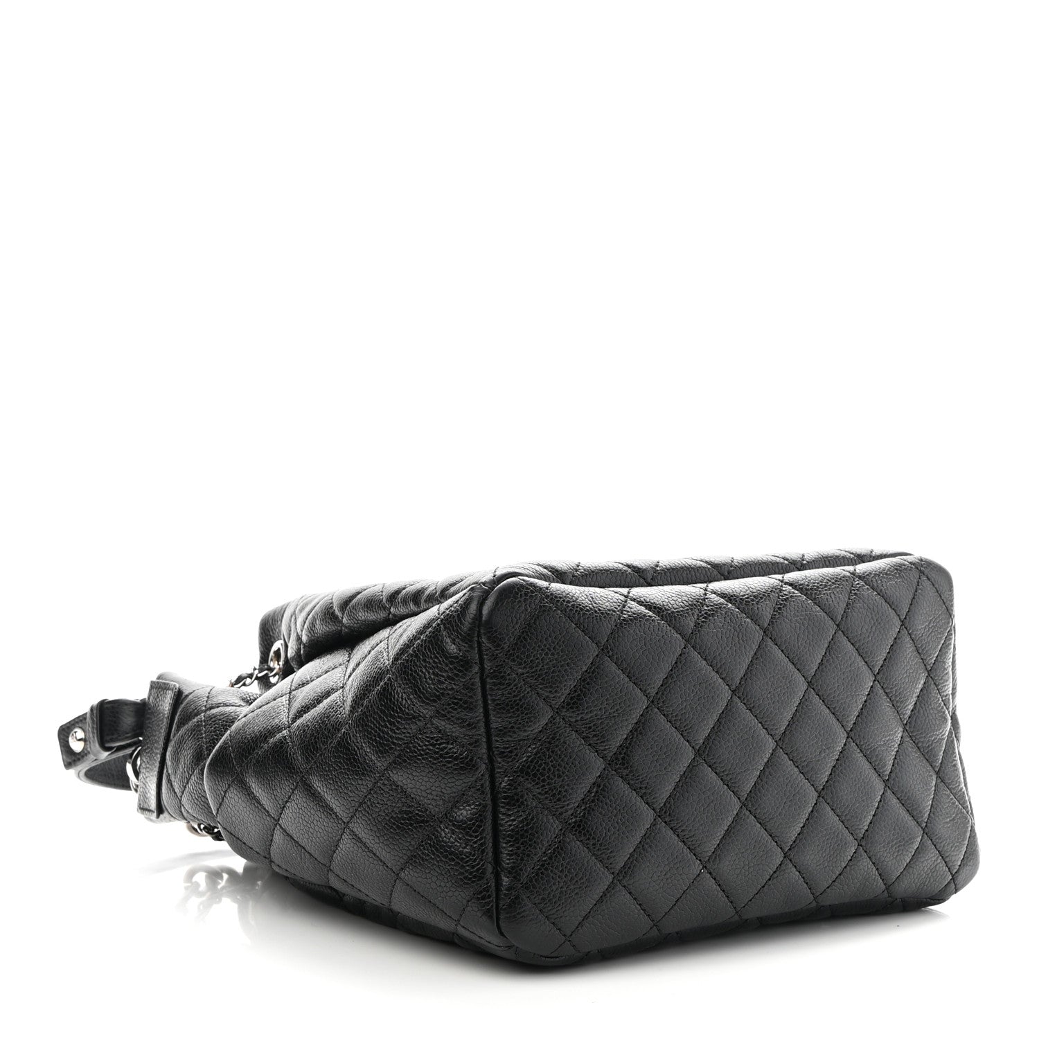 Chanel Caviar Quilted Small Chain Bucket Bag Black 4 of 9