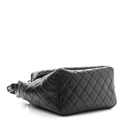 Chanel Caviar Quilted Small Chain Bucket Bag Black 4 of 9