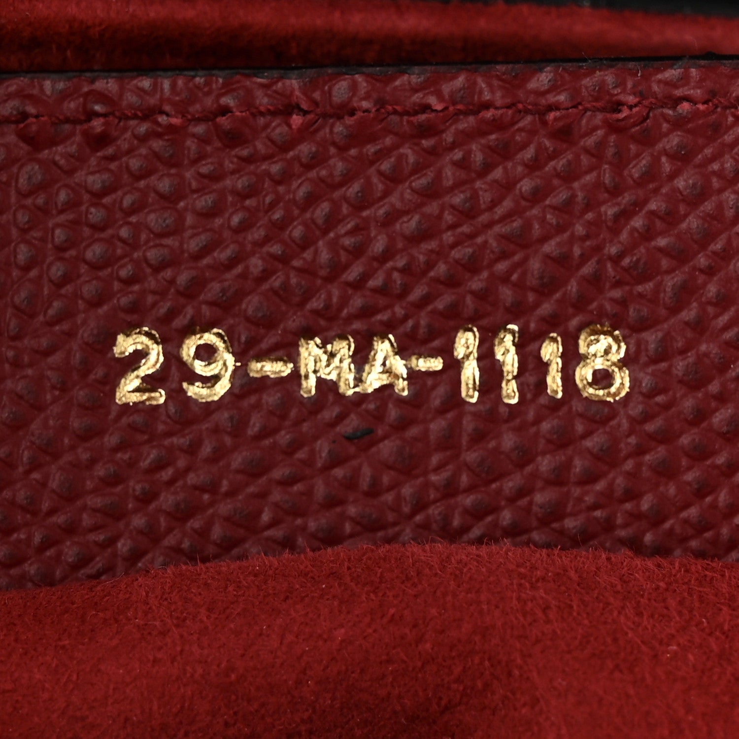 Christian Dior Grained Calfskin Saddle Bag Red 7 of 10
