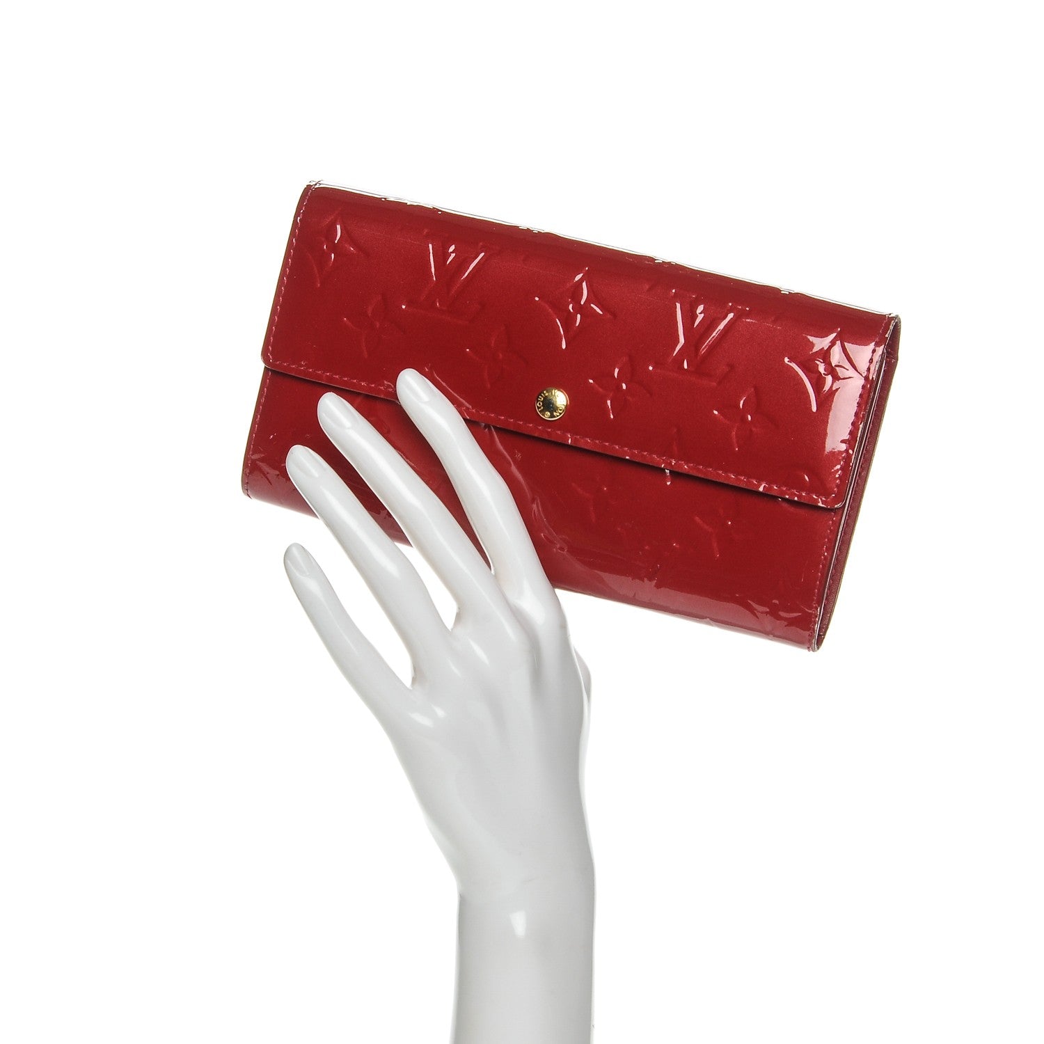 Louis Vuitton Vernis Sarah Wallet Pomme D'Amour 2 of 7