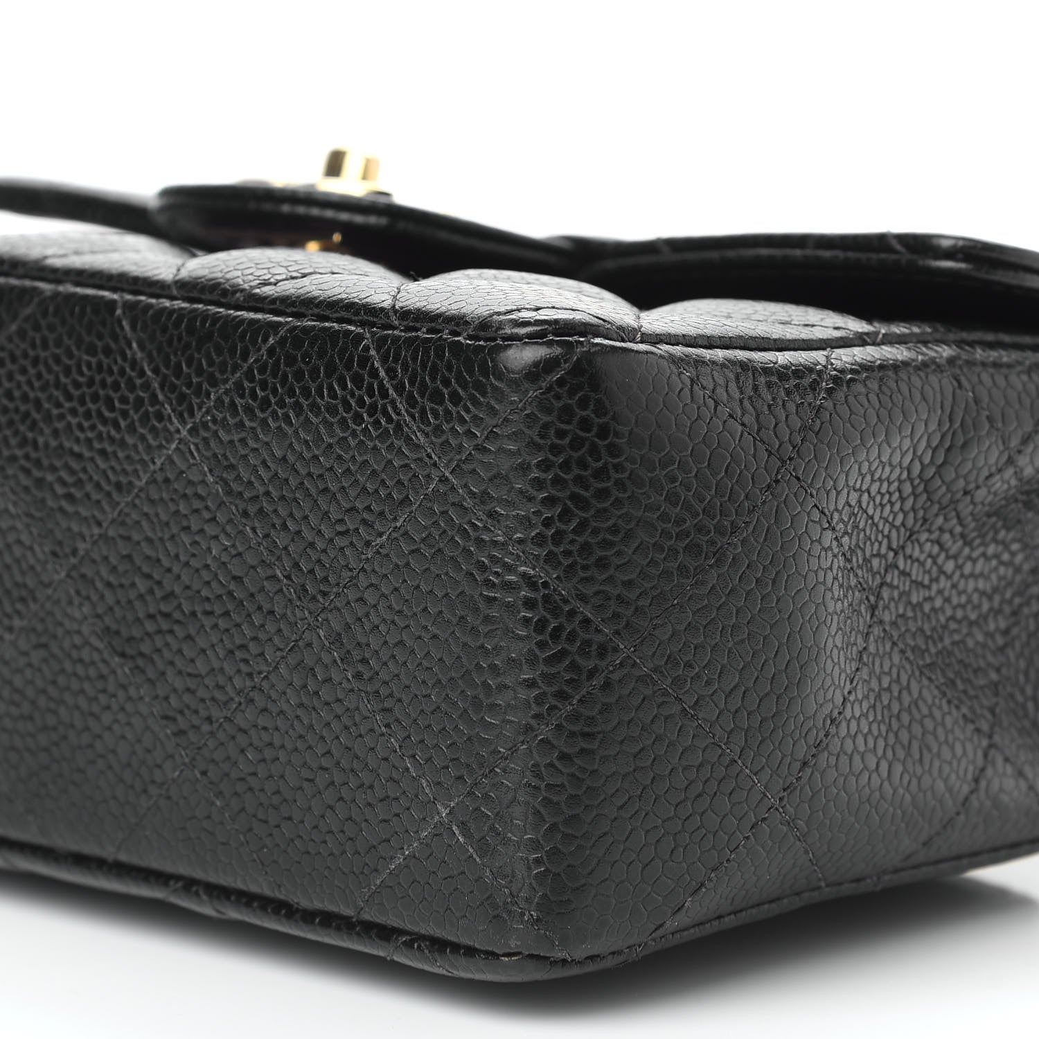 Chanel Caviar Quilted Mini Square Flap Black 9 of 9