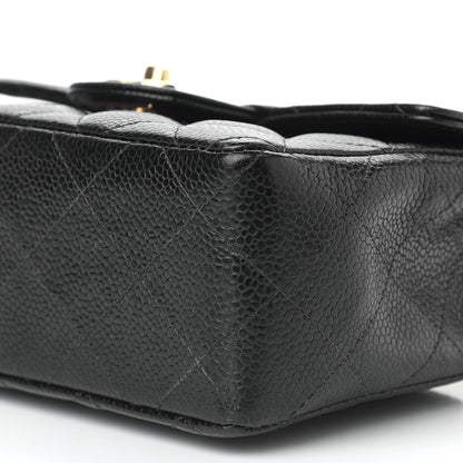 Chanel Caviar Quilted Mini Square Flap Black 9 of 9