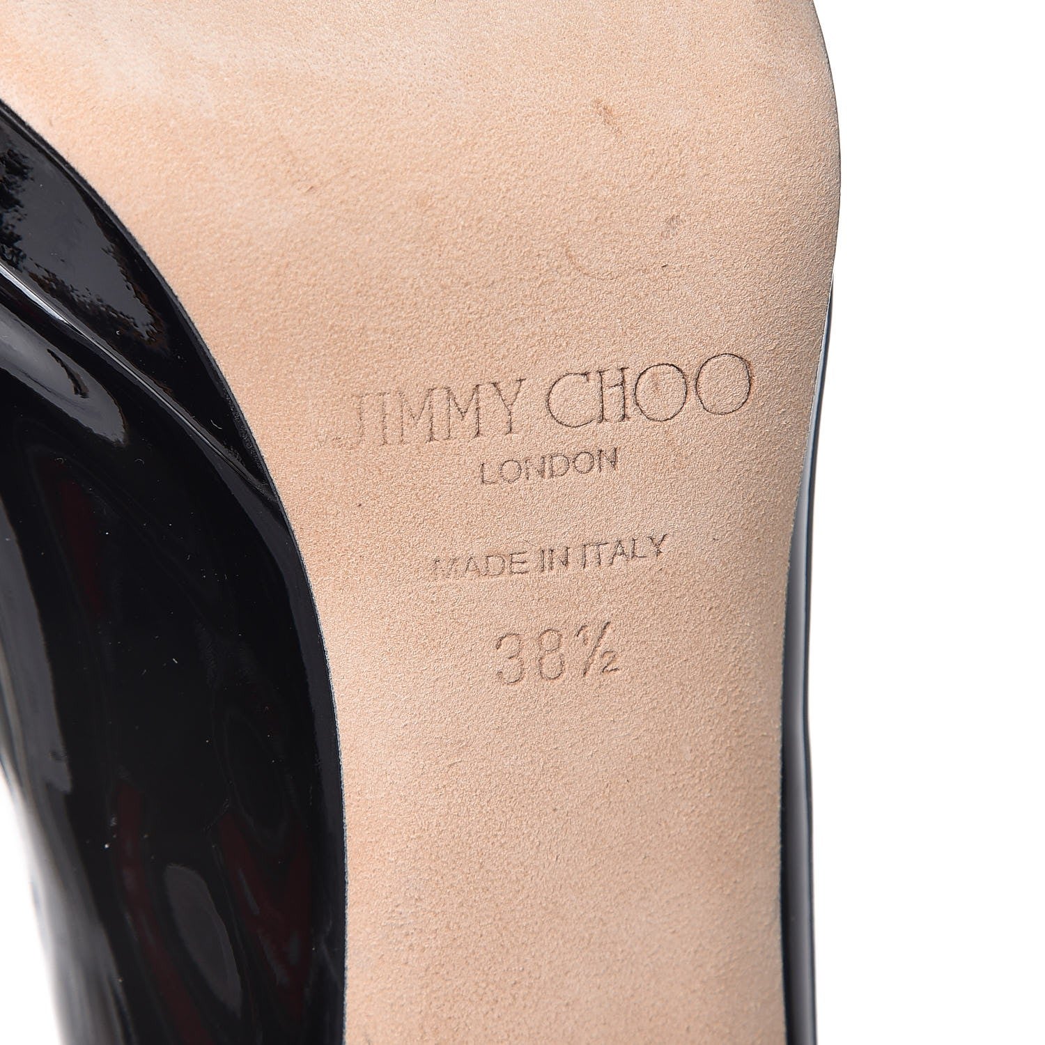 Jimmy Choo Patent Nova Slingback Pumps 38.5 Black 9 of 9