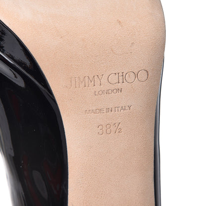 Jimmy Choo Patent Nova Slingback Pumps 38.5 Black 9 of 9
