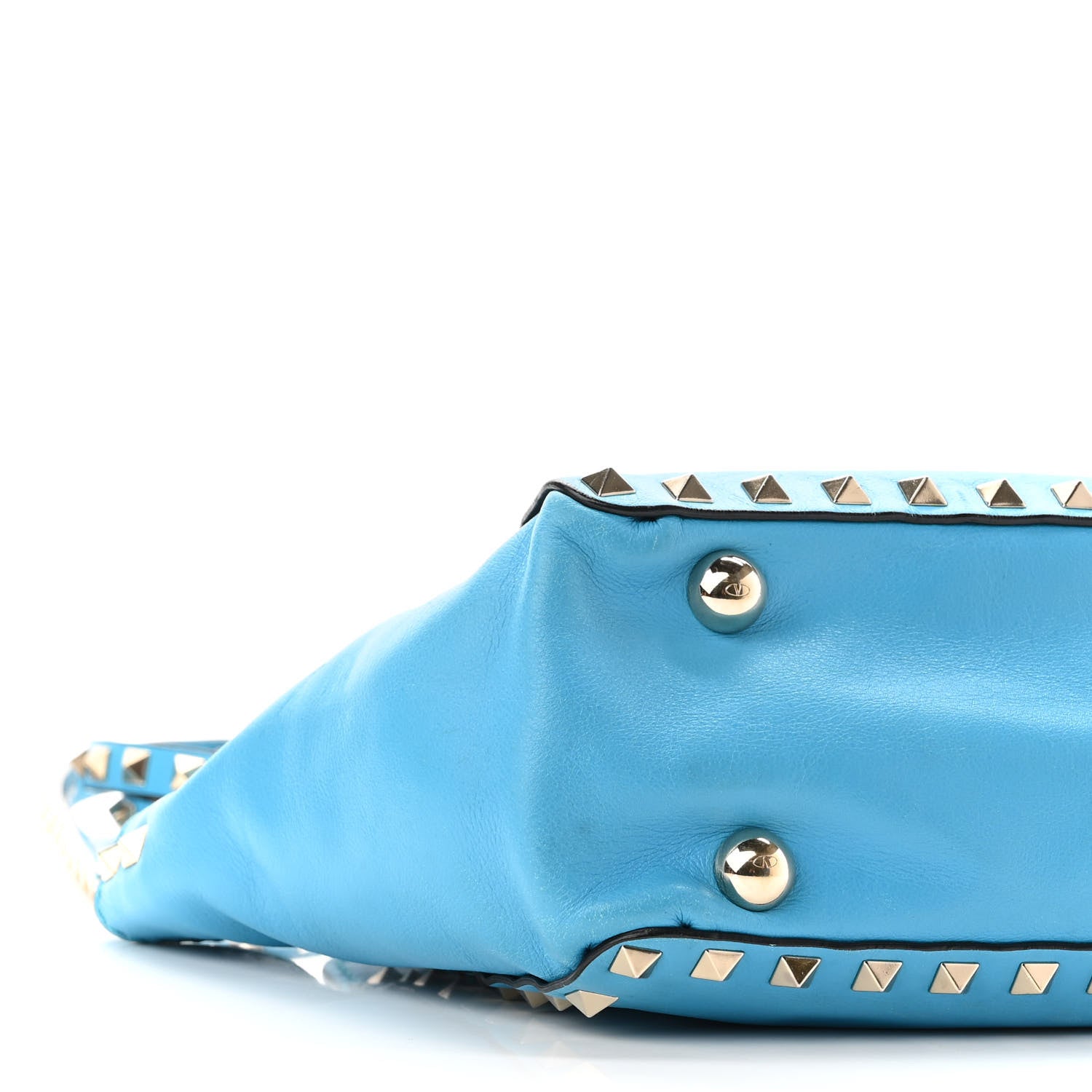 Valentino Garavani Vitello Mini Rockstud Tote Parrot 8 of 9