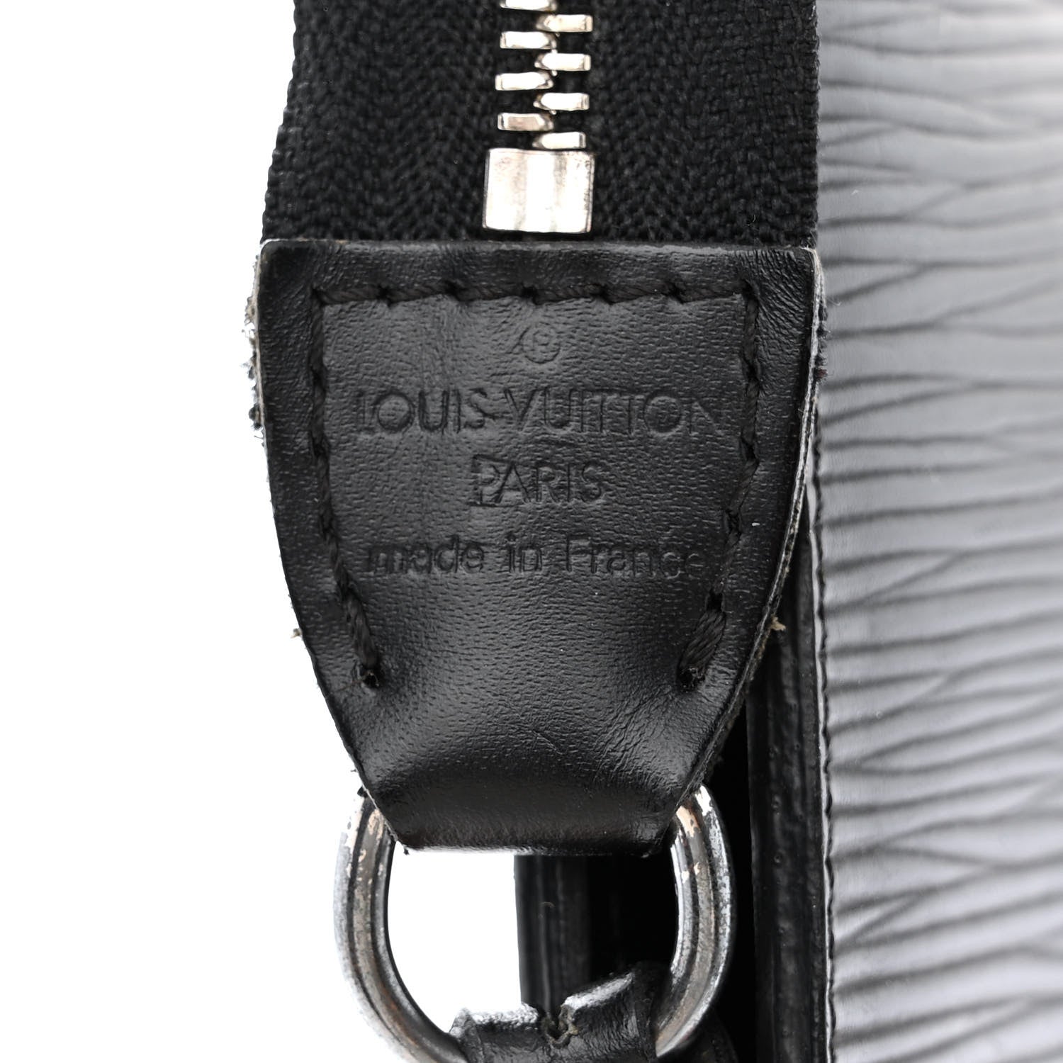 Louis Vuitton Epi Pochette Accessories 24 Black 6 of 11