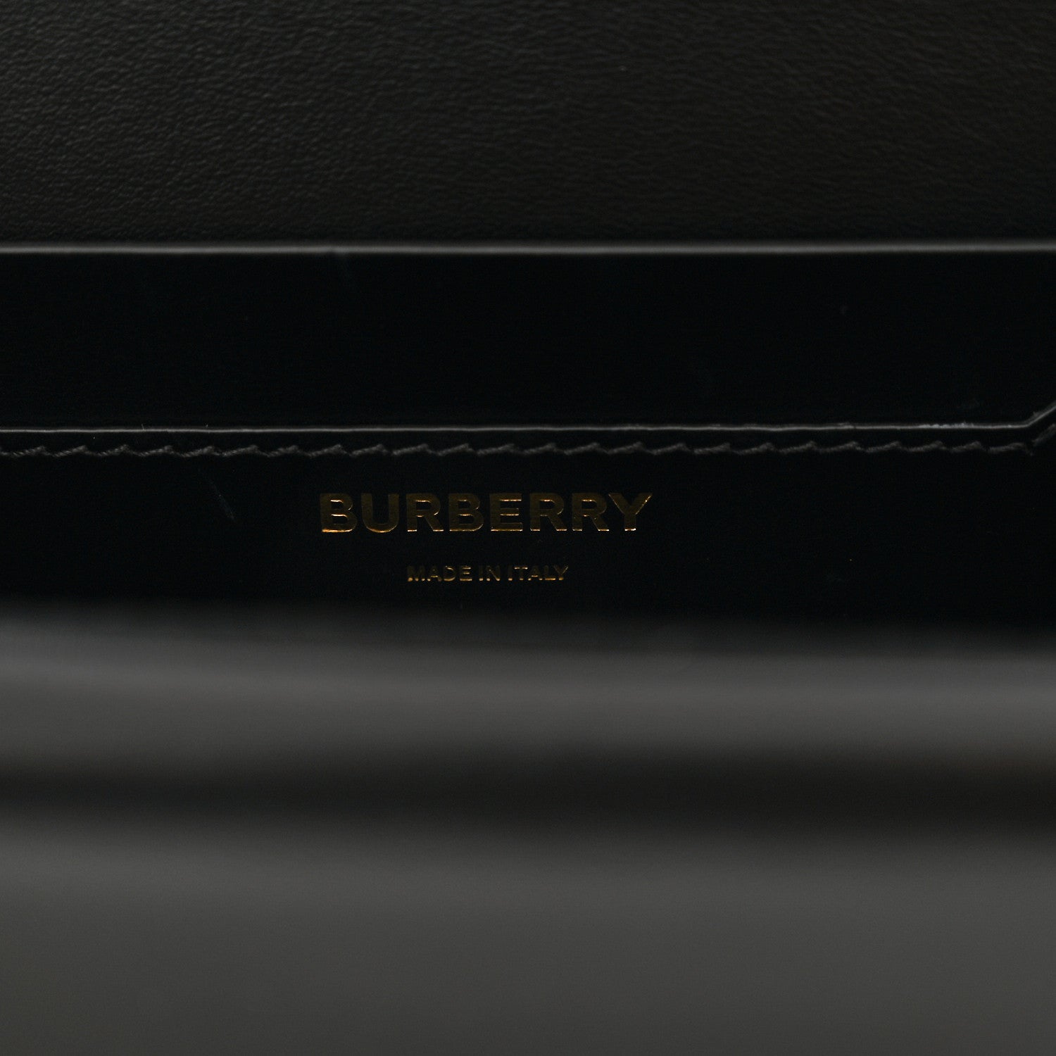 Burberry Smooth Calfskin Quilted Check TB Envelope Belt Bag Black 6 of 10