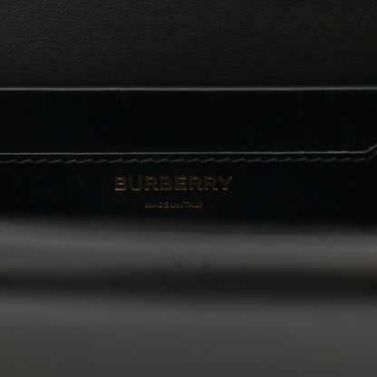 Burberry Smooth Calfskin Quilted Check TB Envelope Belt Bag Black 6 of 10