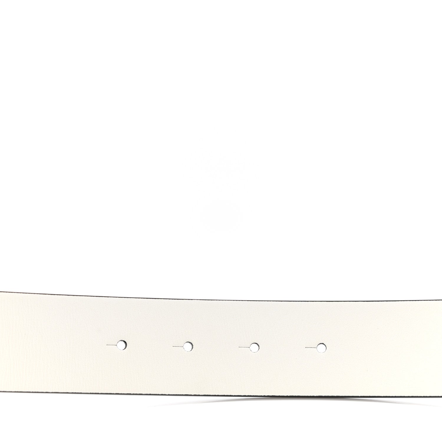 Chanel Calfskin CC Reversible Belt 110 White Black 5 of 7