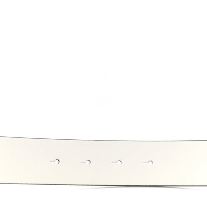 Chanel Calfskin CC Reversible Belt 110 White Black 5 of 7