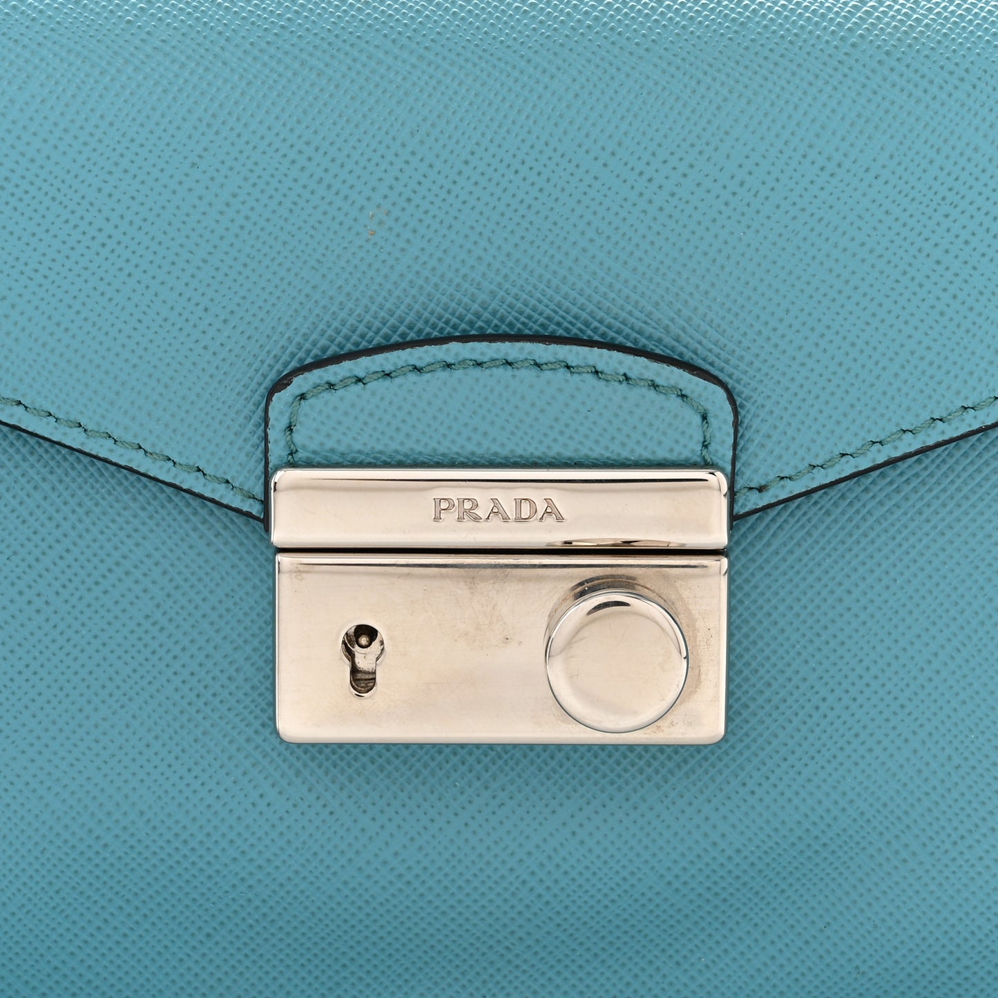 Saffiano Sound Crossbody Bag Turchese
