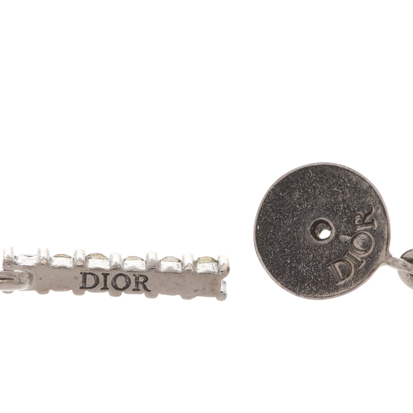 Crystal Pearl My ABCDior I Tribale Earring Black Silver