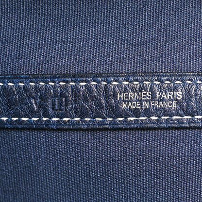 Hermes Toile Negonda Garden Party Tote 36 MM Bleu Marine 6 of 12