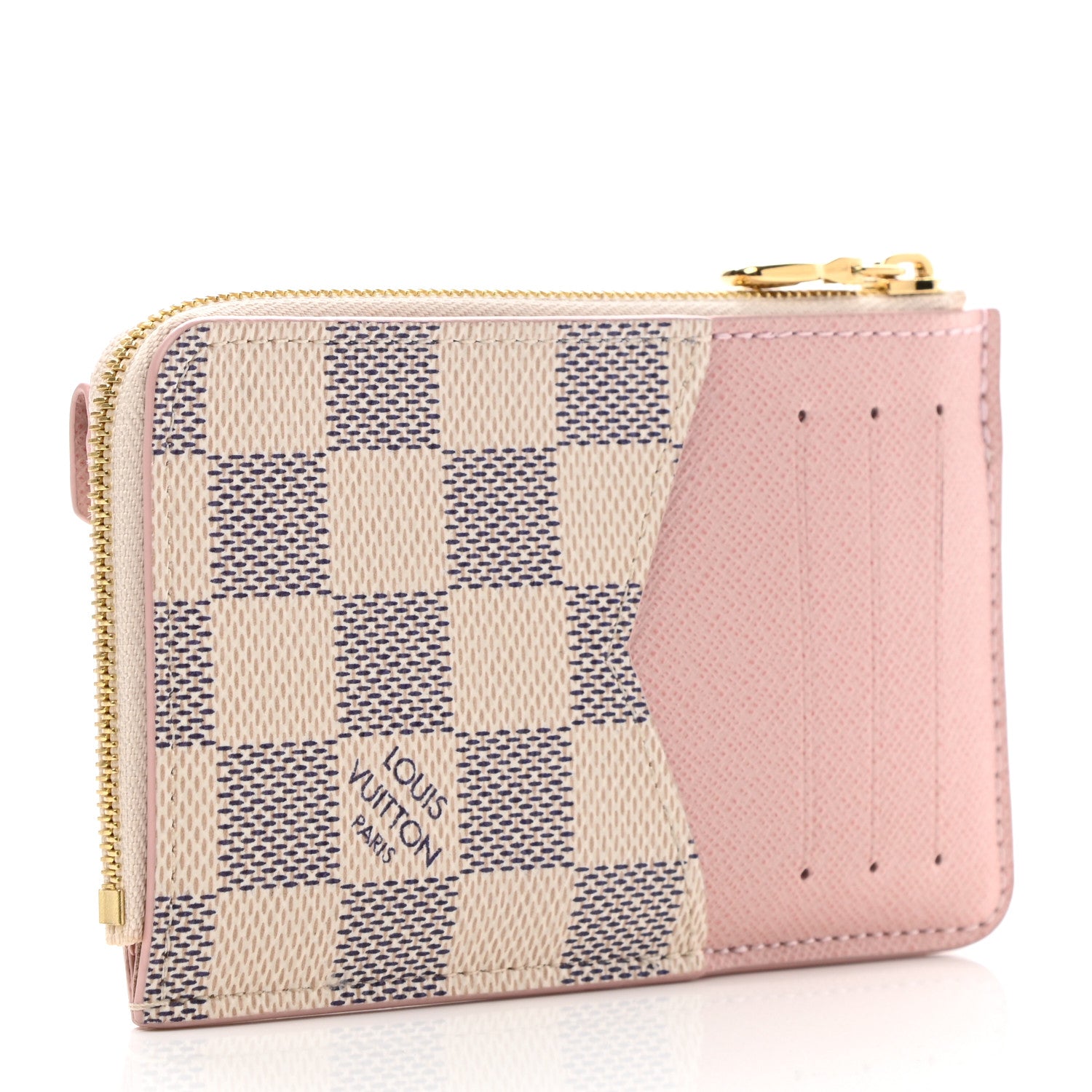 Louis Vuitton Damier Azur Recto Verso Card Holder Rose Ballerine 3 of 6