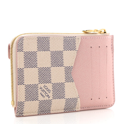 Louis Vuitton Damier Azur Recto Verso Card Holder Rose Ballerine 3 of 6