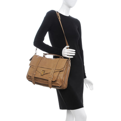Proenza Schouler Lambskin Large PS1 Satchel Birch 2 of 12