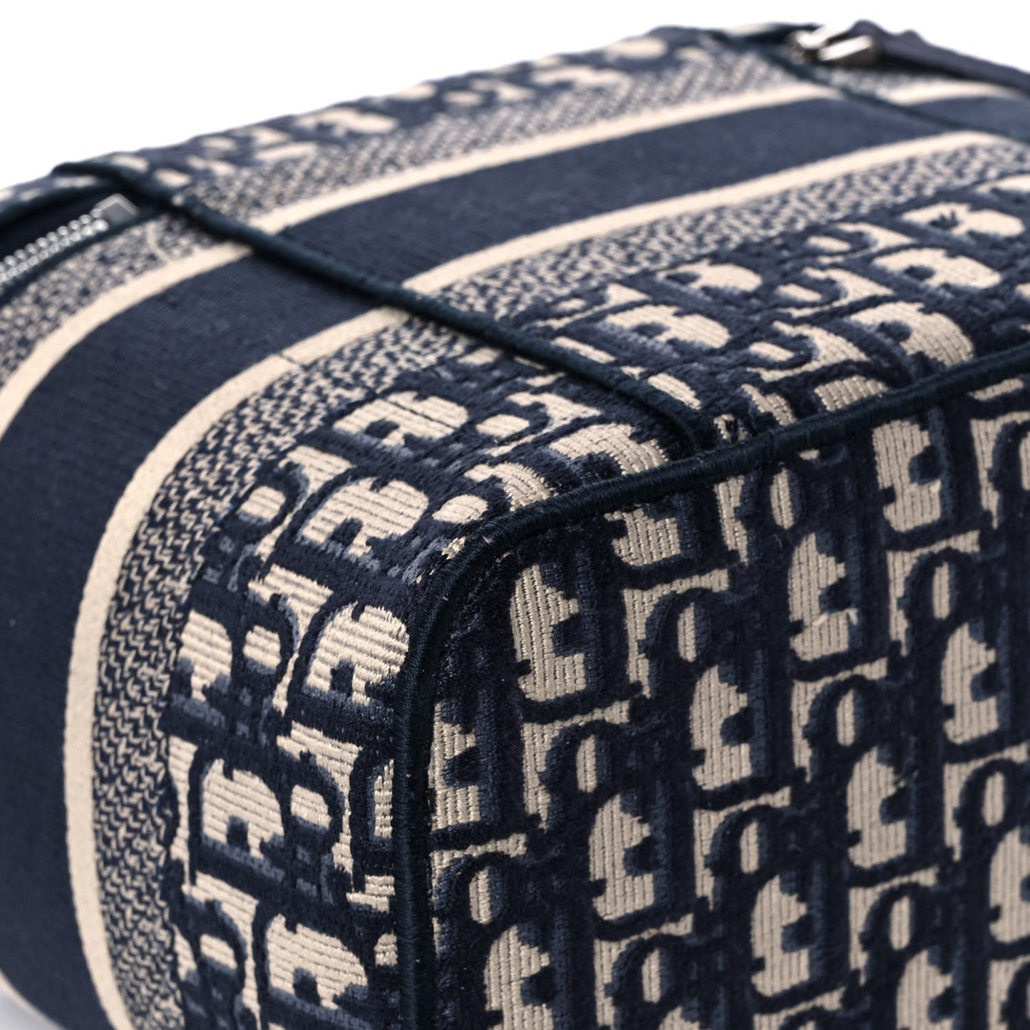 Oblique Diortravel Vanity Case Blue