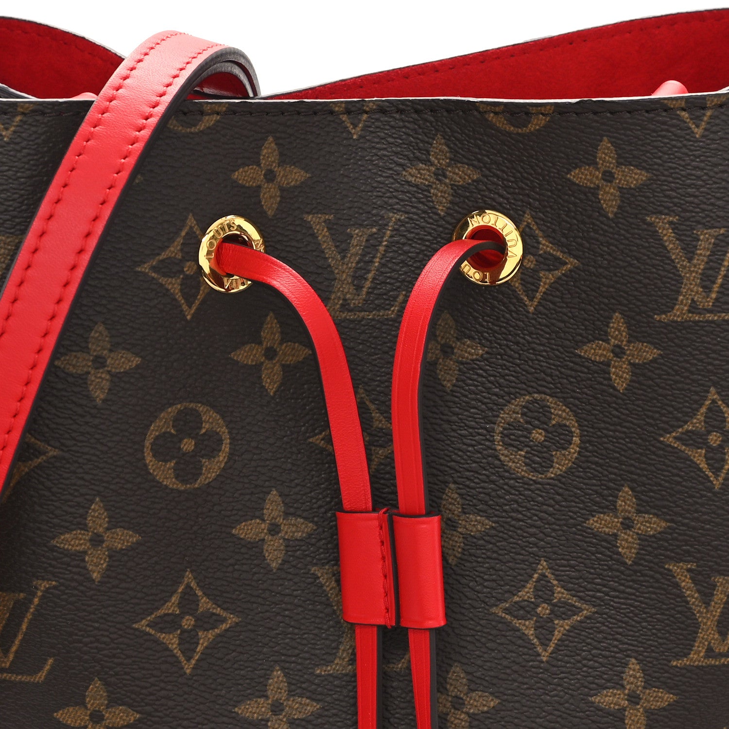 Louis Vuitton Monogram Neonoe MM Coquelicot 7 of 9