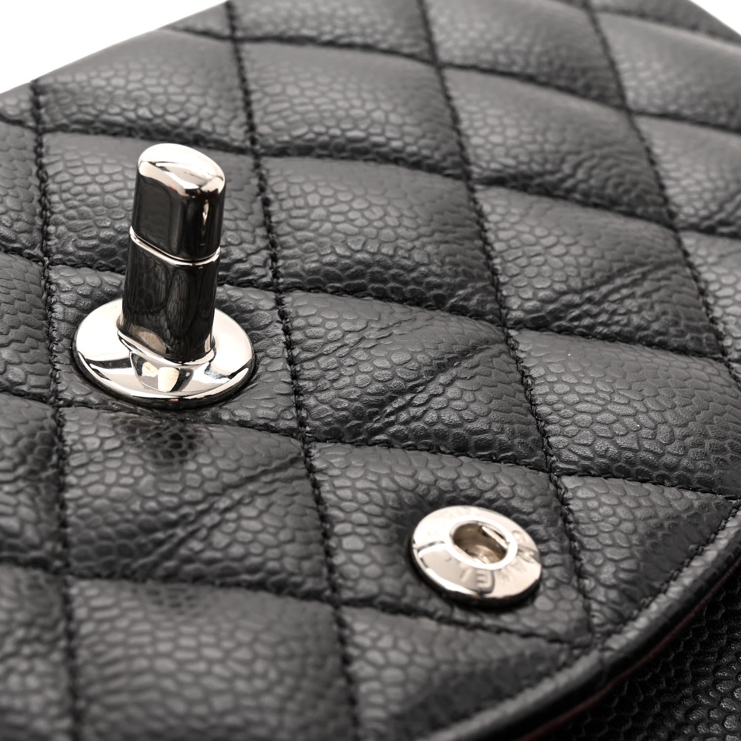 Chanel Caviar Quilted Small Double Flap Black 11 of 12
