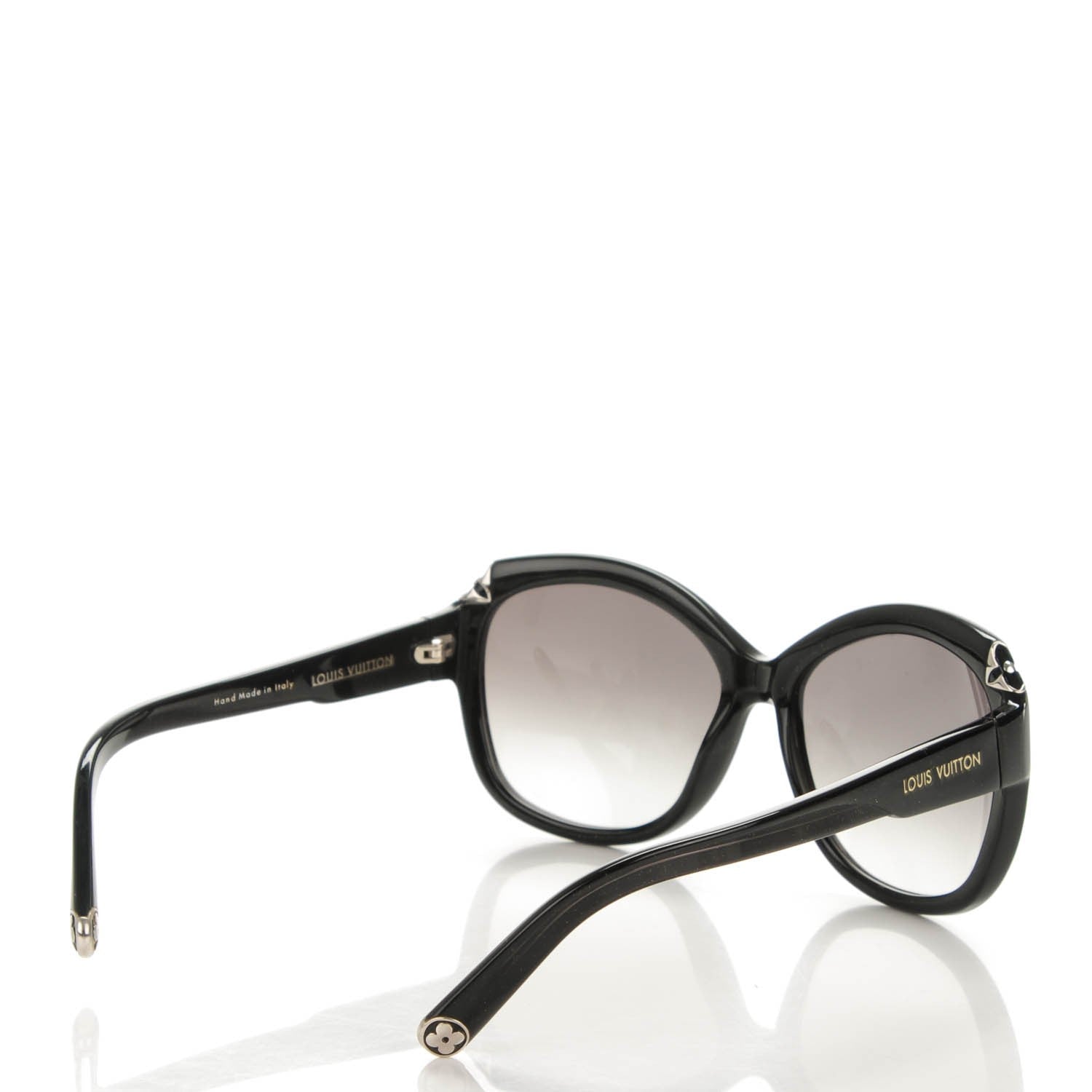 Louis Vuitton Acetate Hortensia Sunglasses Z0485W Black Glitter 5 of 6