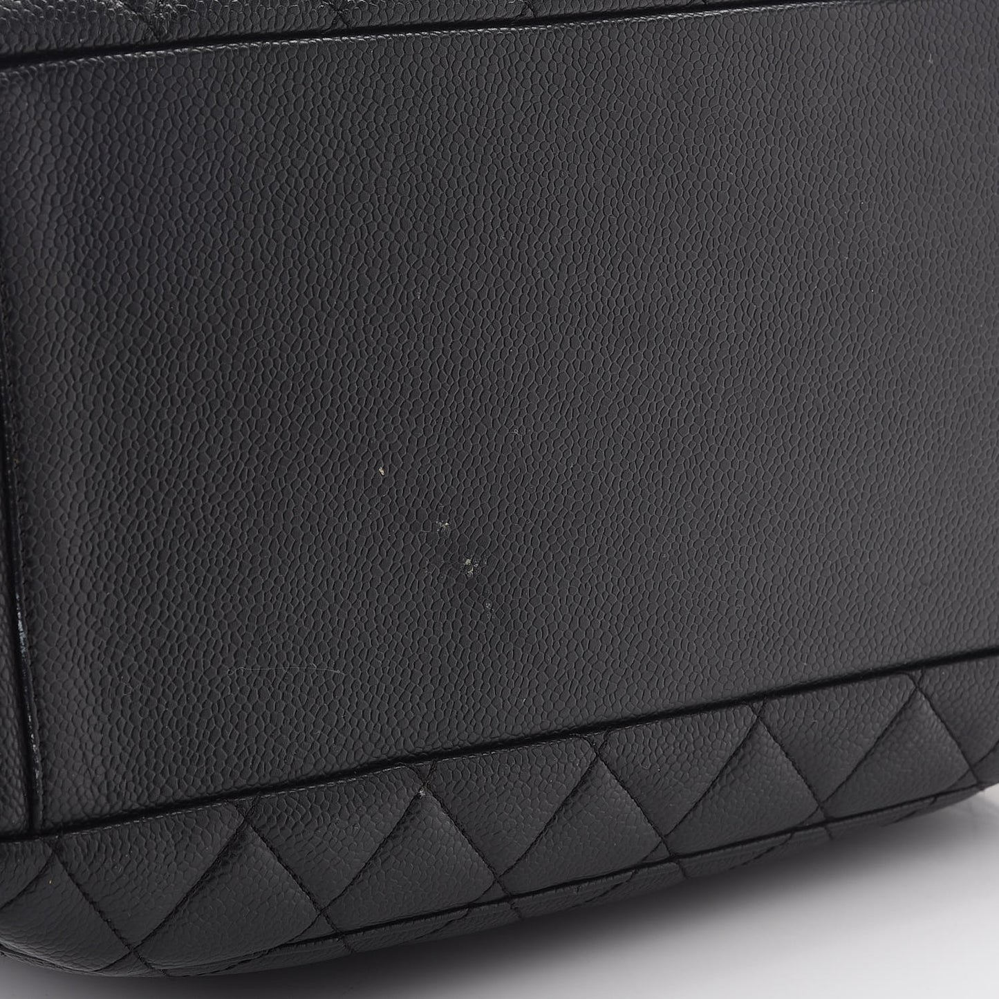 Caviar Quilted Grand Shopping Tote GST Black