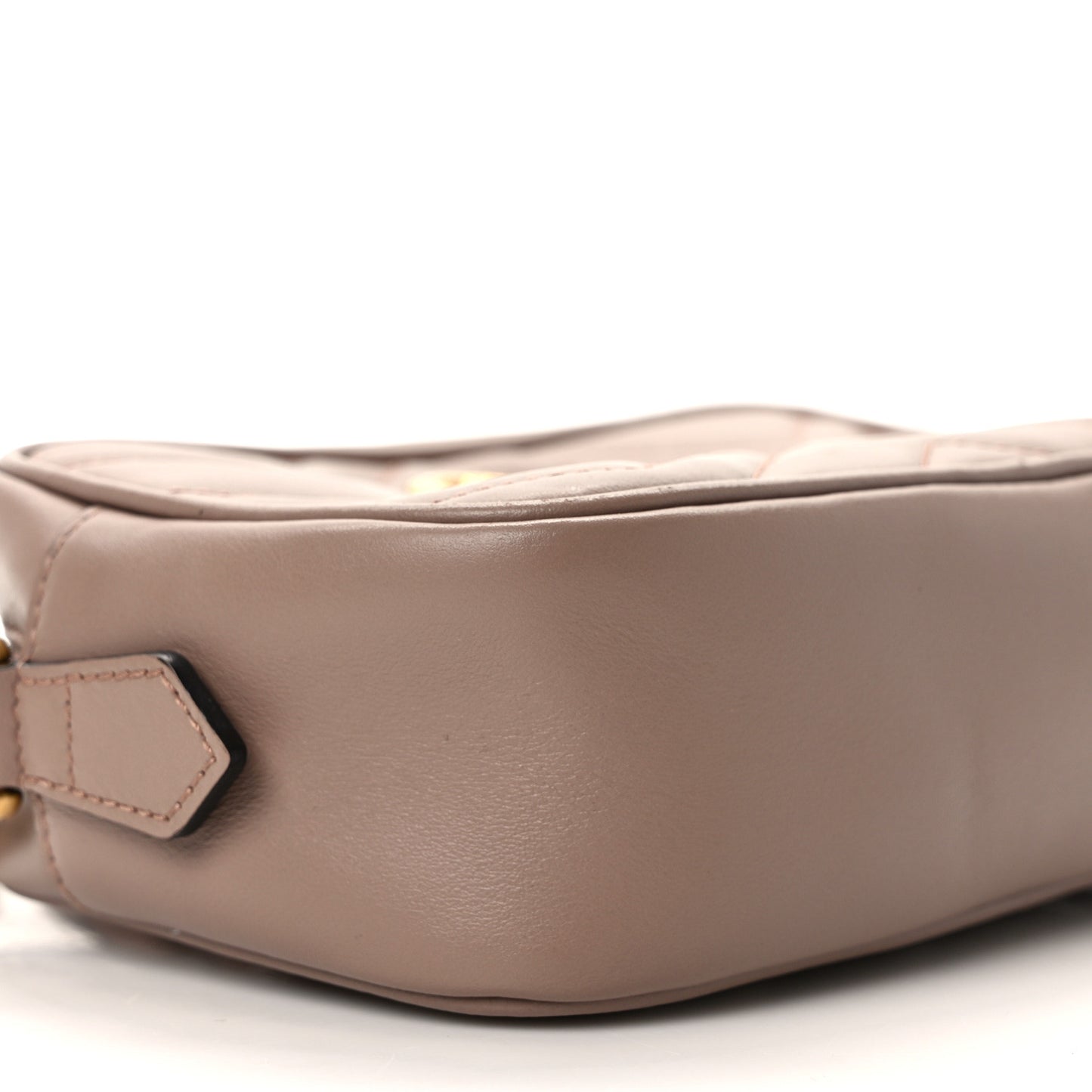 Calfskin Matelasse Mini GG Marmont Chain Shoulder Bag Porcelain Rose