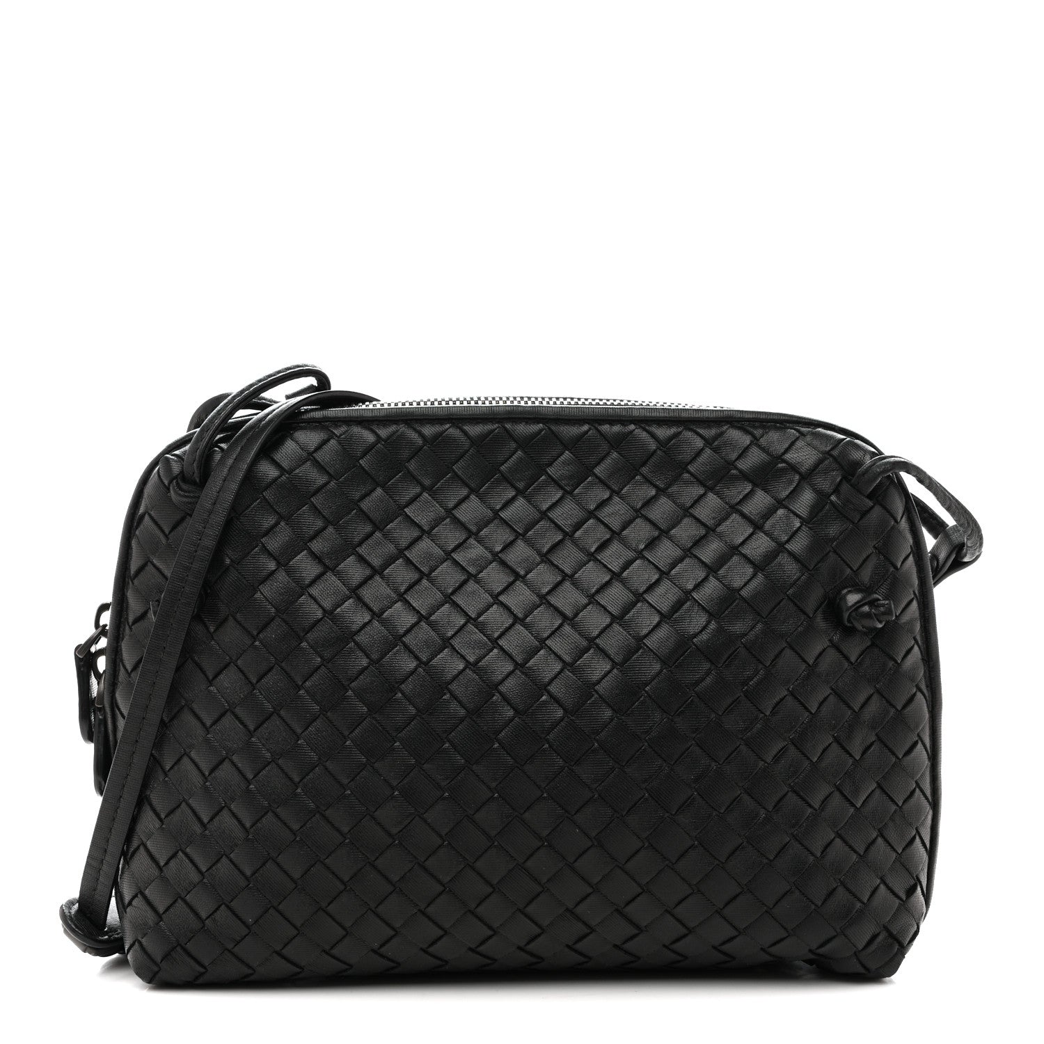 Bottega Veneta Nappa Intrecciato Nodini Bag Black 1 of 12