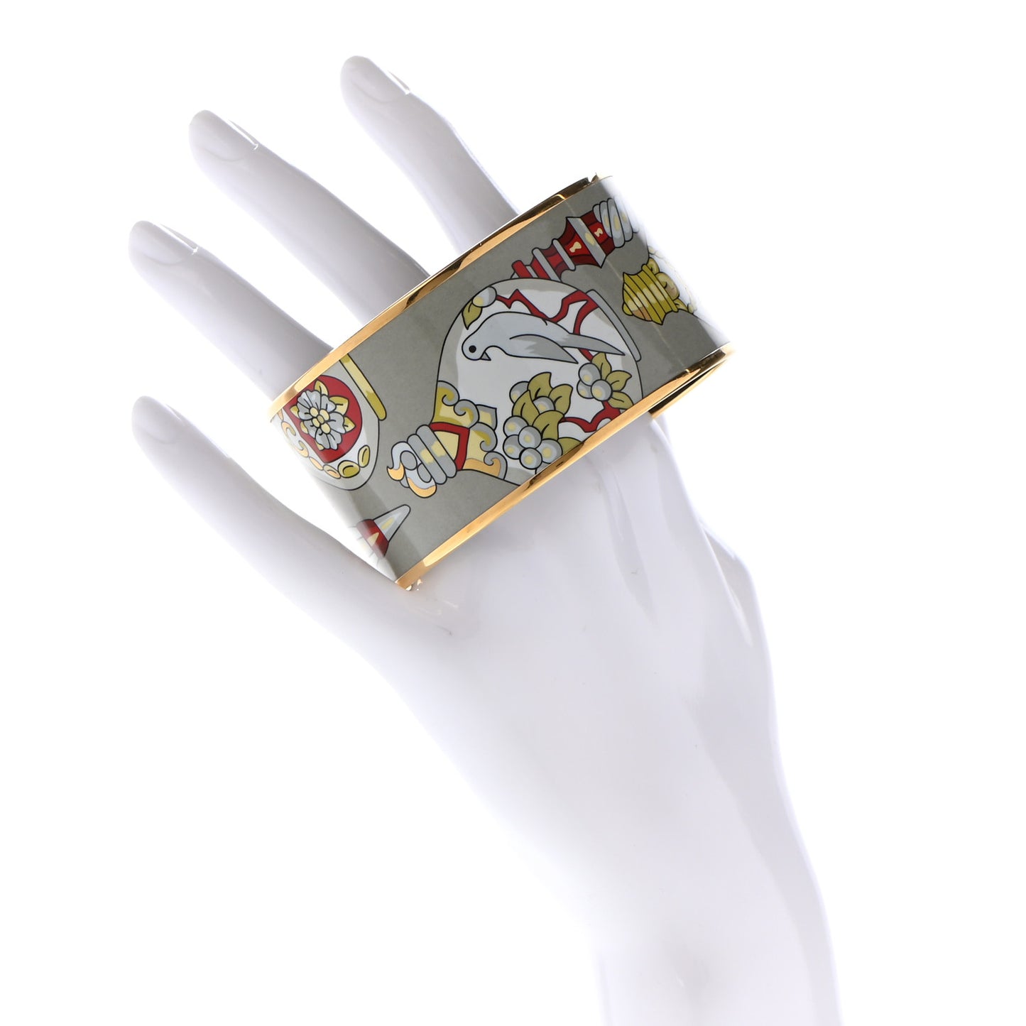 Enamel Printed Qu' Importe Le Falcon Extra Wide Bracelet 70