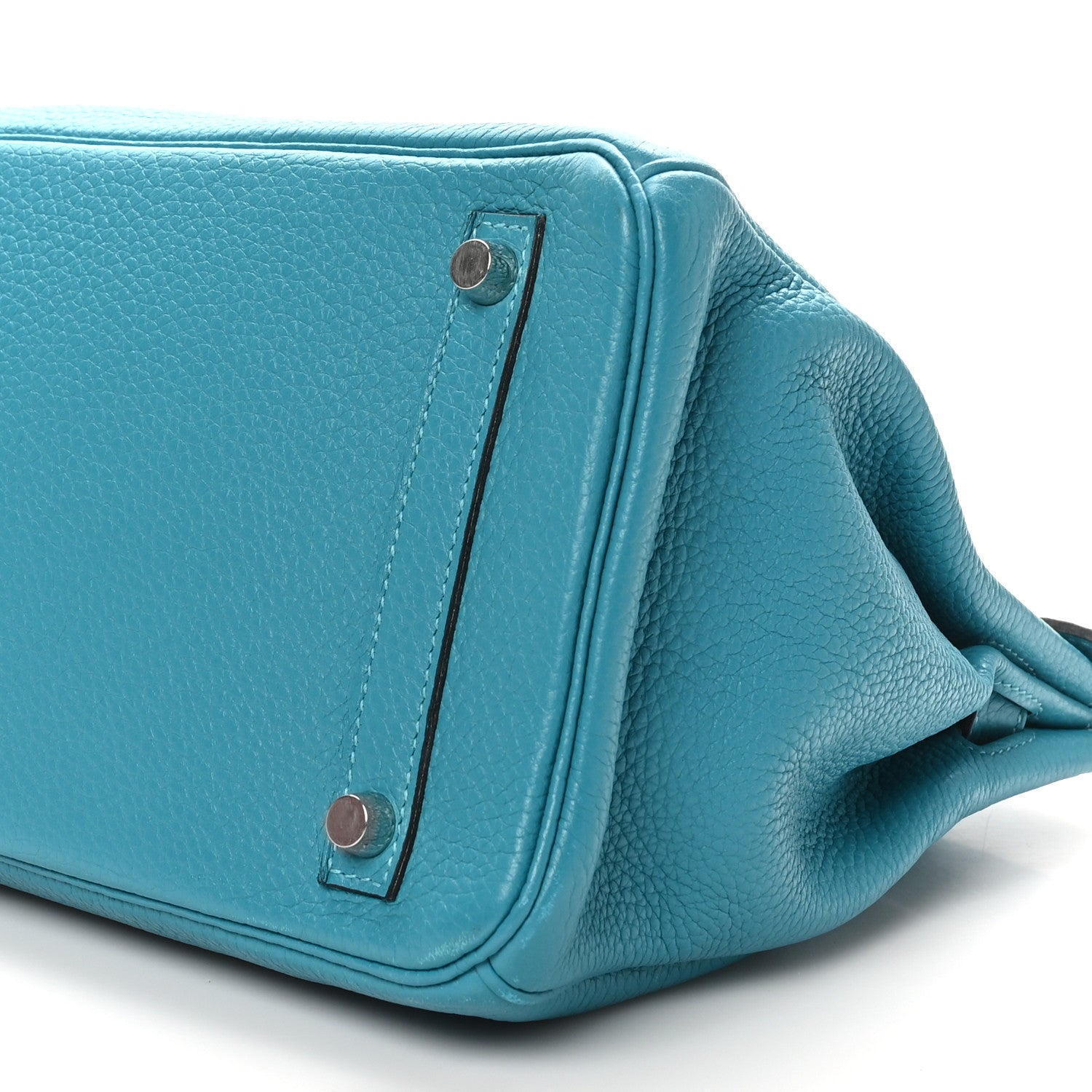 Hermes Togo Birkin 30 Blue Paon 10 of 11