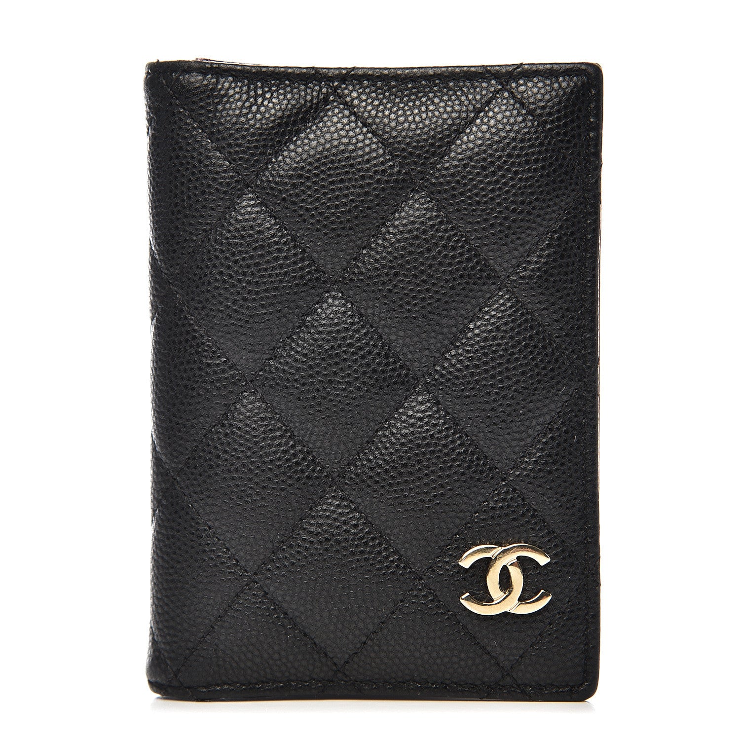 Chanel Caviar Quilted Card Holder Wallet Black 1 of 8