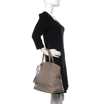 Louis Vuitton Suhali Lockit MM Greige 3 of 21