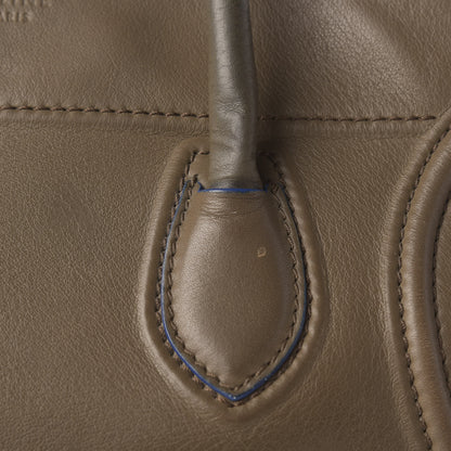 Celine Supple Calfskin Medium Phantom Luggage Khaki Cobalt Trim 24 of 32