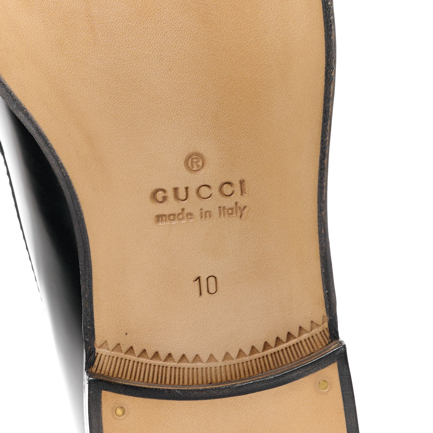 Gucci Mandala Goatskin Mens Horsebit Loafers 10 Black 6 of 11