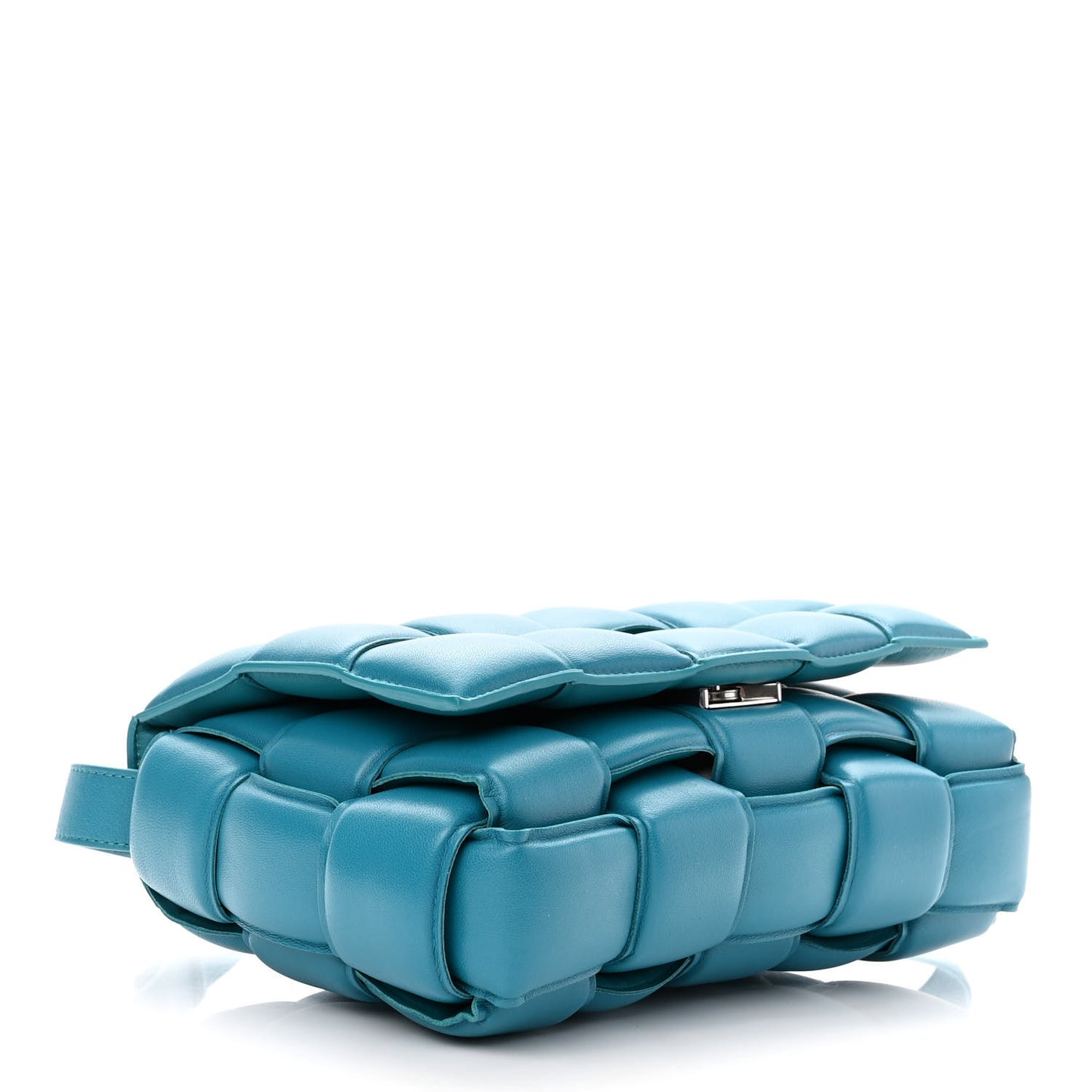 Nappa Maxi Intreccio Padded Cassette Crossbody Bag Blaster