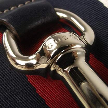 Gucci Calfskin Web Medium Jackie O Bouvier Hobo Navy 7 of 10
