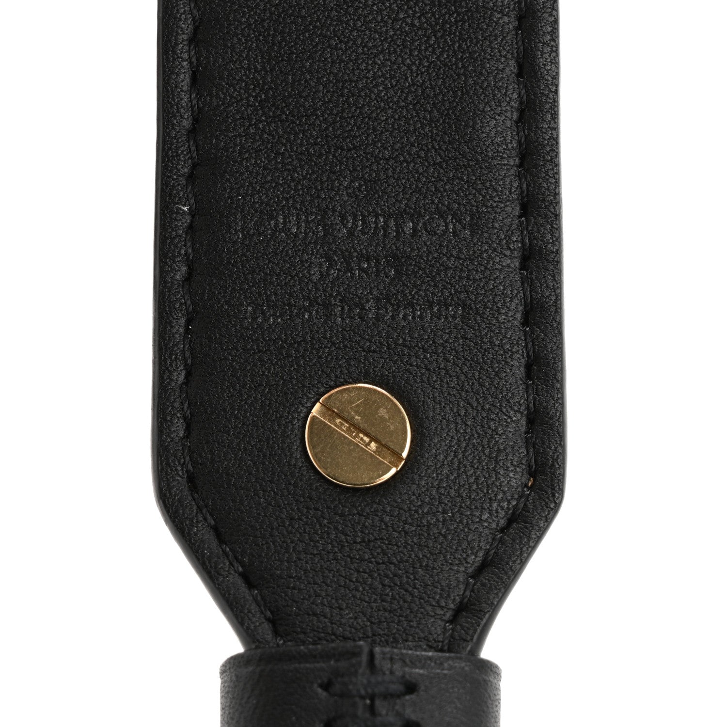 Louis Vuitton Reverse Monogram Bandouliere Shoulder Strap XL Black 4 of 9