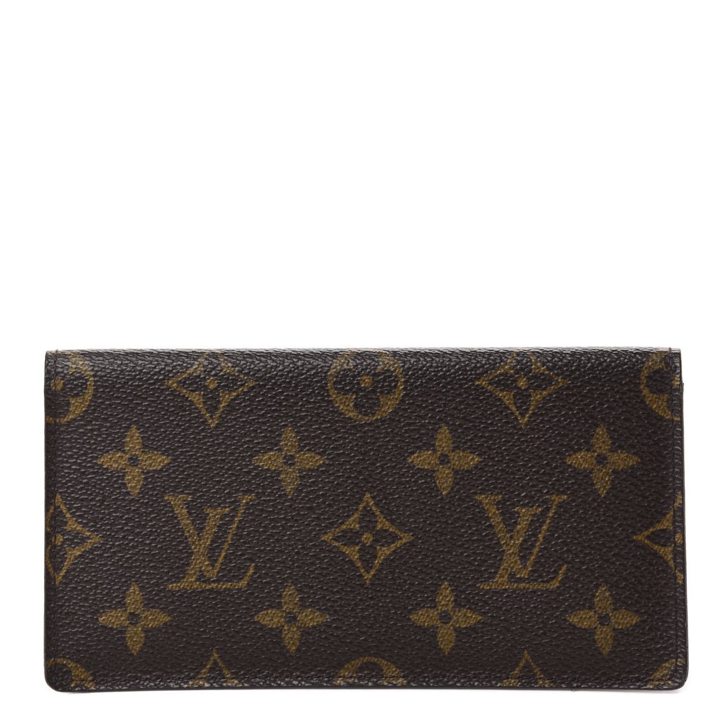 Monogram Checkbook Holder Wallet